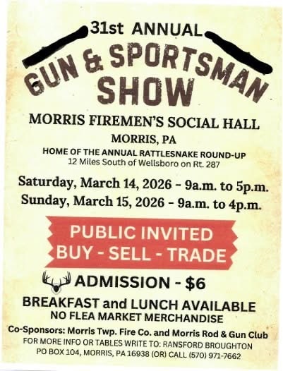 31st Annual Gun & Sportsman Show Flyer